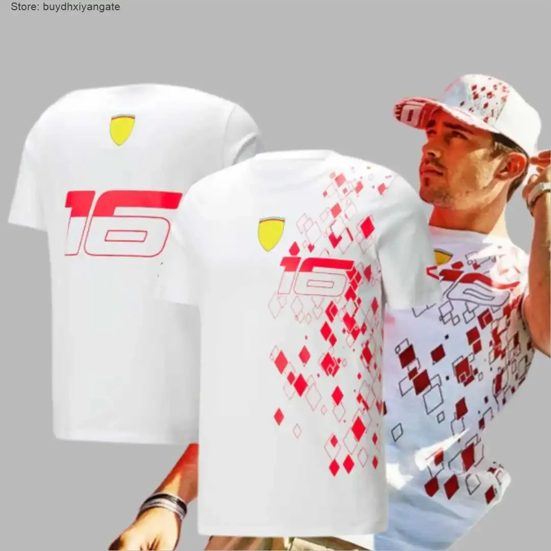 

Cotton T-shirt for driver Leclerc F1 2023_