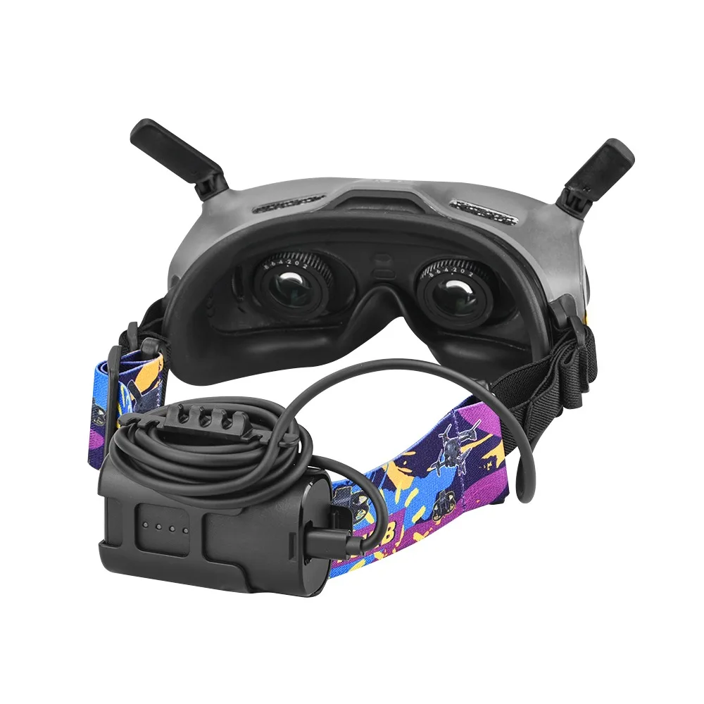 Фото Держатель аккумулятора и короткий кабель питания для DJI FPV Goggles V2 /Avata Goggle 2 №1