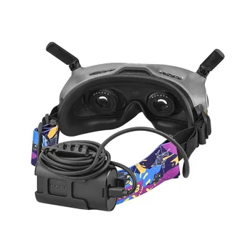 배터리 거치대 및 쇼트 전원 케이블, DJI 아바타 고글 2 액세서리, 드론 콤보 배터리 브래킷 클립 고정 케이스