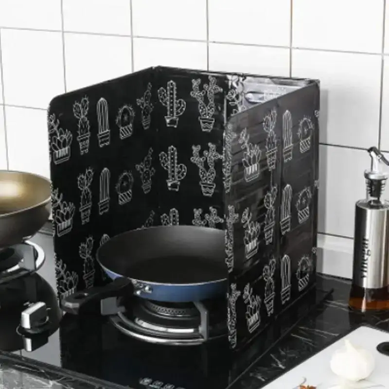 Foldable Kitchen Screen Oil Splash Guard Frying Cooking Shield Guard Wall Tile Protector