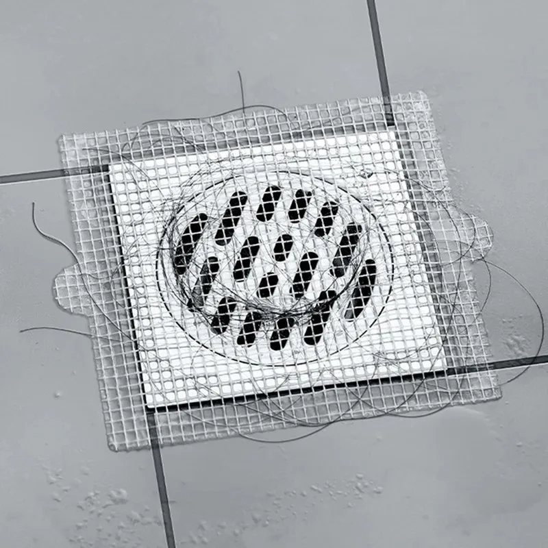 Floor Drain Sticker 50/1Pcs Anti-blocking Hair Catcher Filter