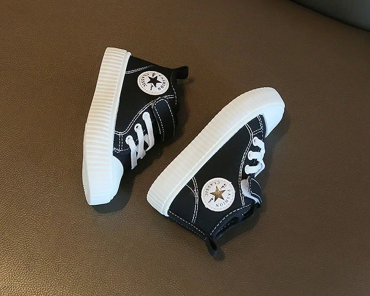 Kinder Canvas Sneaker Jungen Mädchen Weiche Sohle Bequeme Schuhe_voghion.com