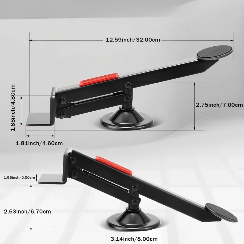 Heavy-Duty Metal Door Lifter 360&deg; Rotation Installation Aid