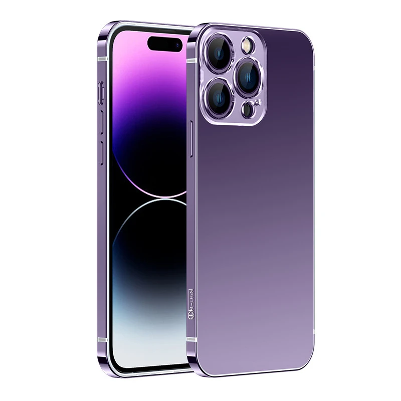 Luxury Metal Phone Cases For Iphone 12 13 14 Pro Max Stainless Steel