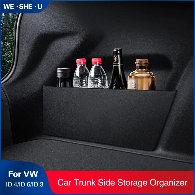 2PC Car Trunk Side Storage Organizer for VW ID4X ID4Crozz ID.6X ID6