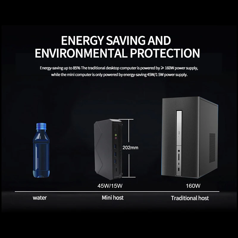 공간 활용성과 업무 생산성을 높이는 MINIPC 11세대 코어 I7 데스크탑