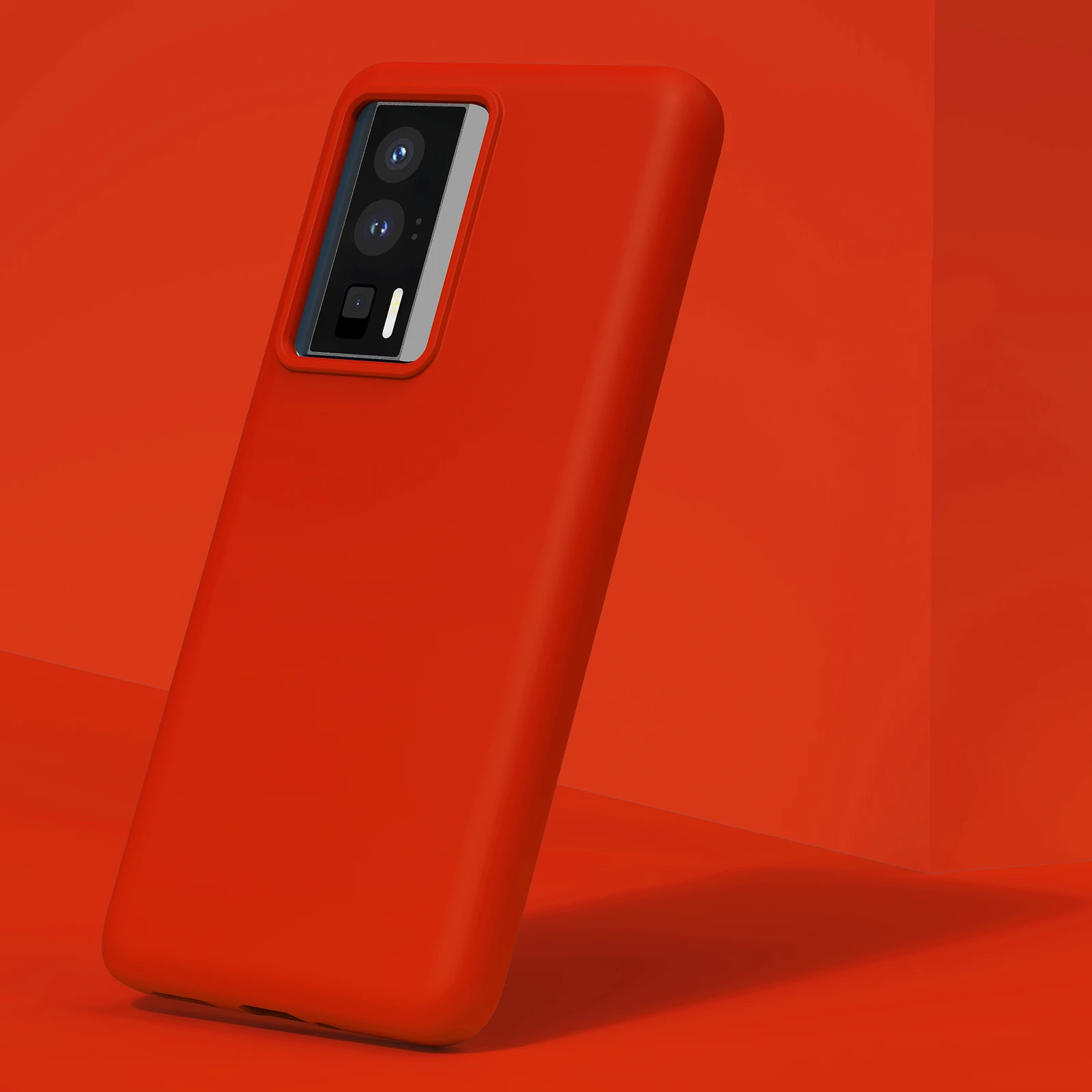 Shockproof Liquid Silicone Case with Slim Soft Skin Touch Protection and Retail Packaging
