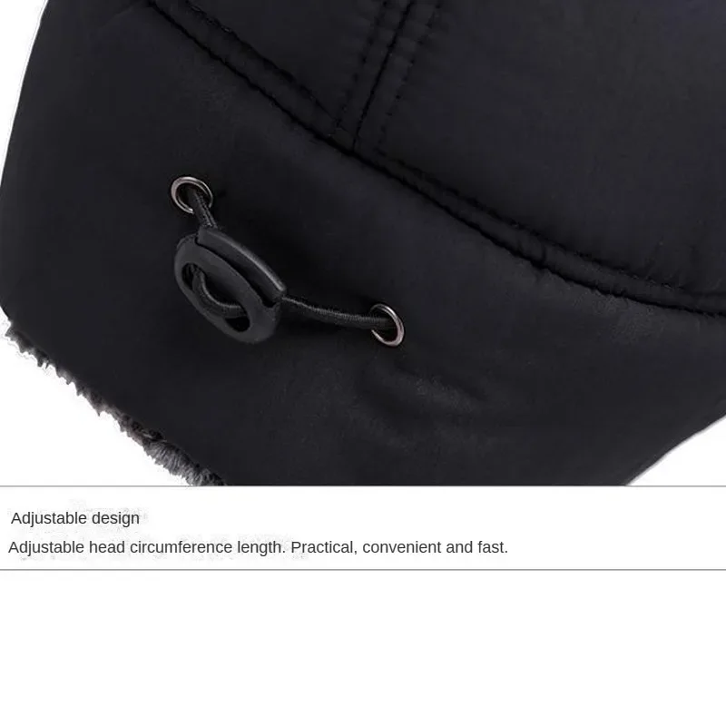 Winter Fishing Hat Cycling Warm Hat Skiing Windproof Snow Proof Men and Women Thickened Mask Hunting Mountaineering Fisherman