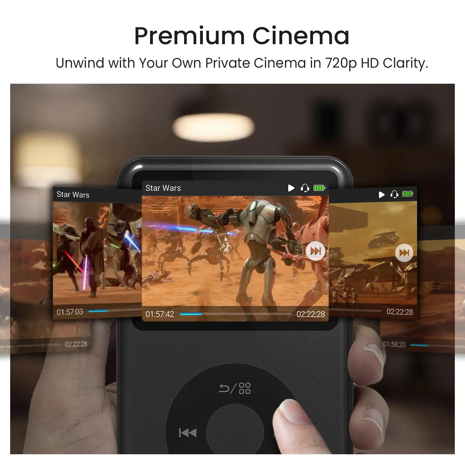 128GB 아이팟 클래식 뮤직 플레이어 블루투스 스피커, FM 라디오, 비디오, 하이파이 아이팟 터치 워크맨 뮤직 플레이어 선물 지원