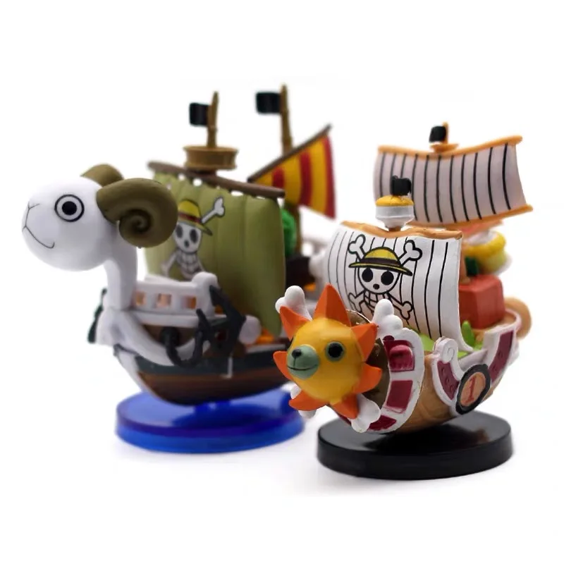 7Cm Anime One Piece Ship Figure Rufy Model Toy Super Cute Mini Boat Millesandsunny Going Merry Assemblato Model Action Figure