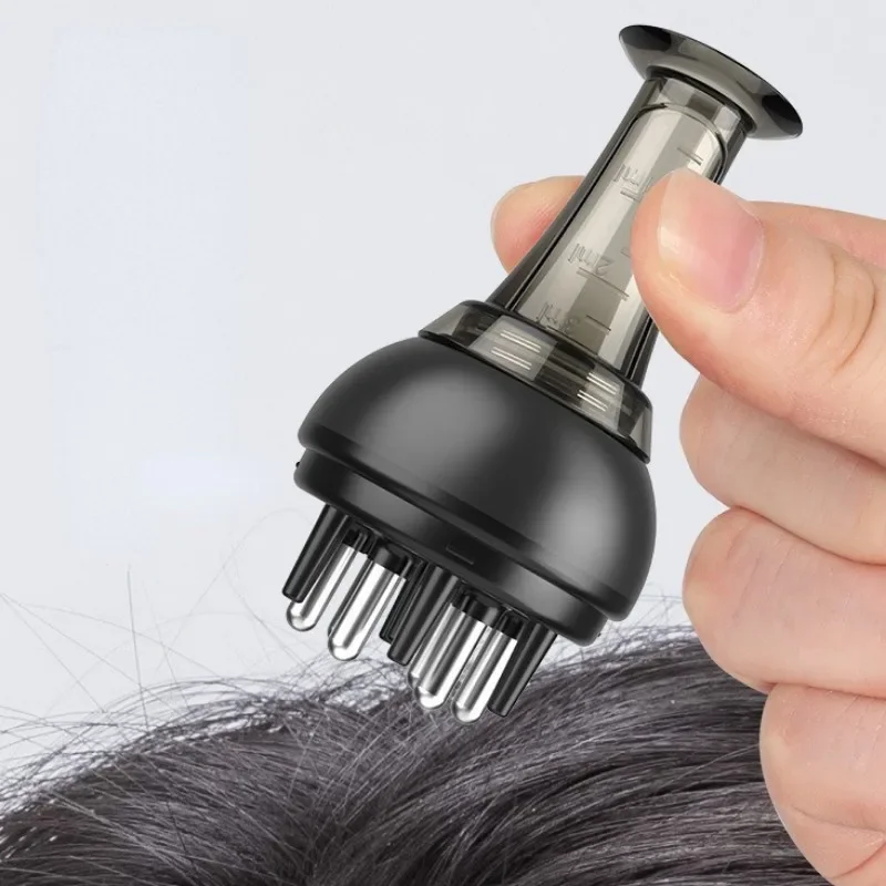 Mini 6 Needles Scalp Applicator Liquid Comb Massage Comb Essential Oil Liquid Guiding Massager Anti Hair Loss Scalp Care Tools