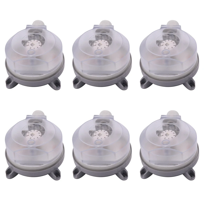 

Hot 6X Air Differential Pressure Switch 20-200Pa Adjustable Micro- Pressure Air Switch