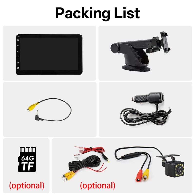 SINOVCLE 7" Portable Wireless Carplay Android Auto Car Radio Multimedia Player IPS Touch Screen AUX USB Bluetooth Mirror Link S10fc8eb6559346cc886a7fda5b5b5ab8D