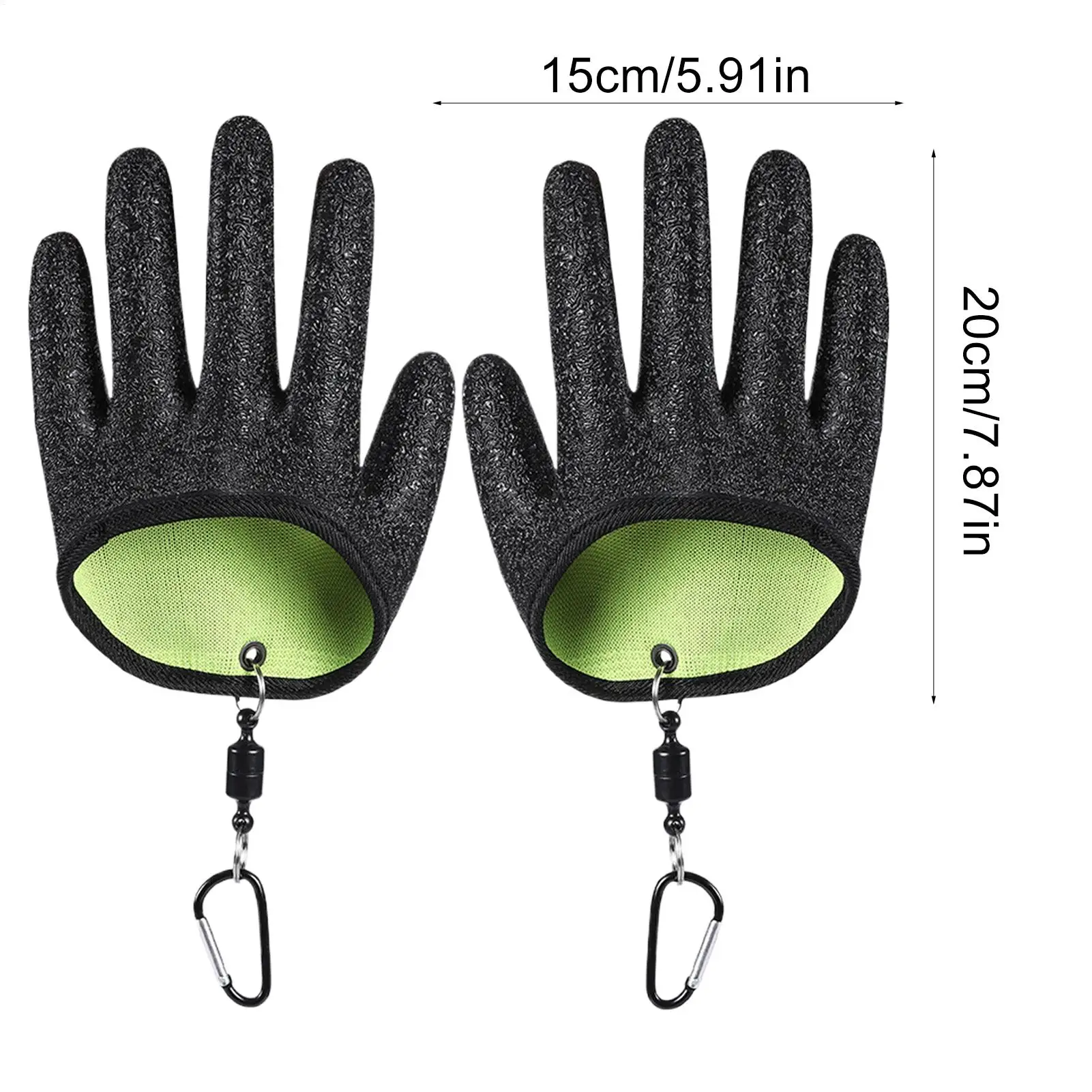 Fishing Gloves Men Puncture Resistant Fishing Gloves With Magnet Release Waterproof Fisherman Tools For Boyfriend Women Husband