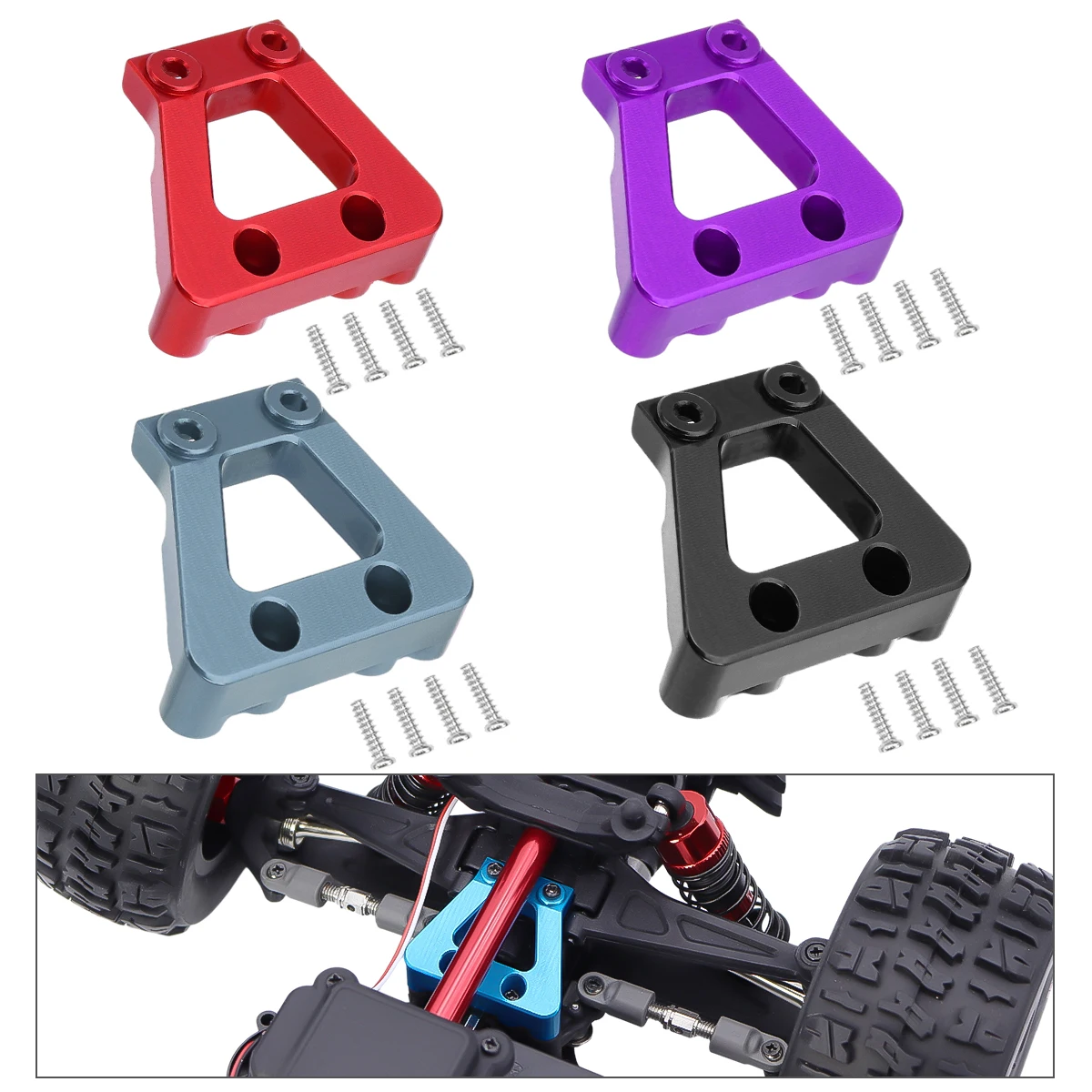 MJX Hyper Go 14209 14210 Передняя опорная рама Скоба металлический алюминиевый опорный кронштейн запасная часть обновление Замена 14150B