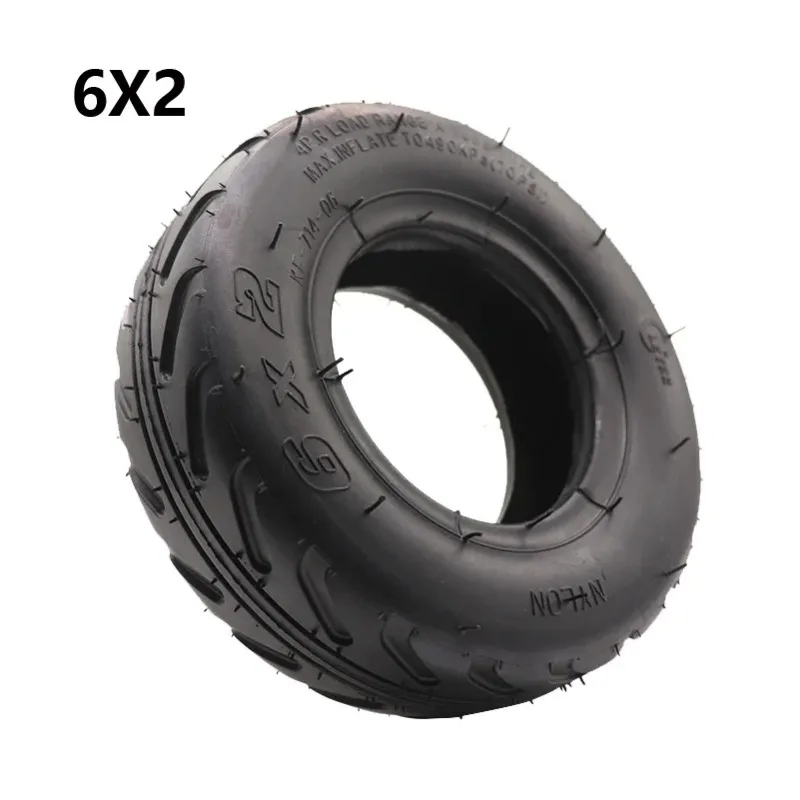 

6X2 Inflation Tire Wheel Use 6" Alloy Hub 160mm Pneumatic Tyre Electric Scooter F0 Trolley Cart Air