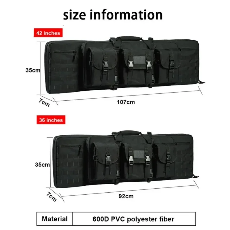 OUTDOOR HUNTING TRAINING SHOOTING PADDED STORAGE BACKPACK MOORE SYSTEM HUNTING BAG 92 CM 108CM 118CM 140CM 3