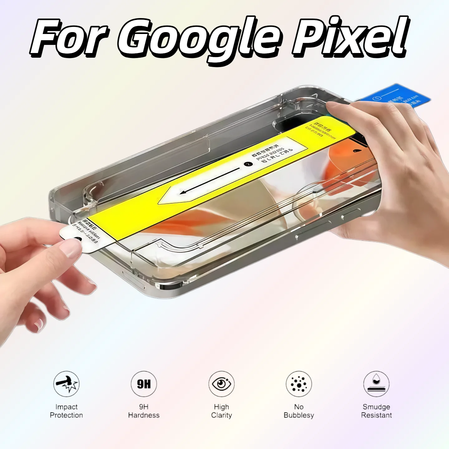 Tempered Glass Screen Protector with Auto Dust Removal and Easy Installation