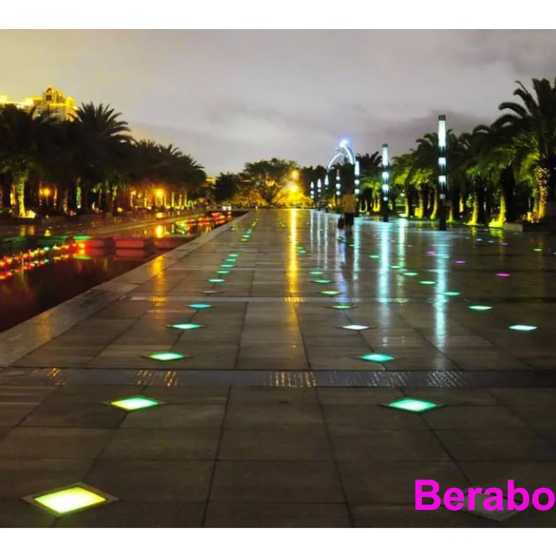 Description Picture 4 of itemOutdoor 9W Waterproof RGB LED Underground Lamps with Remote Controller 110V220V Inground Light for Ground Garden Path Park Floor