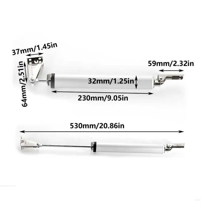964E Smooth Closing Motion Pneumatics Window Closers with Hold Open Features