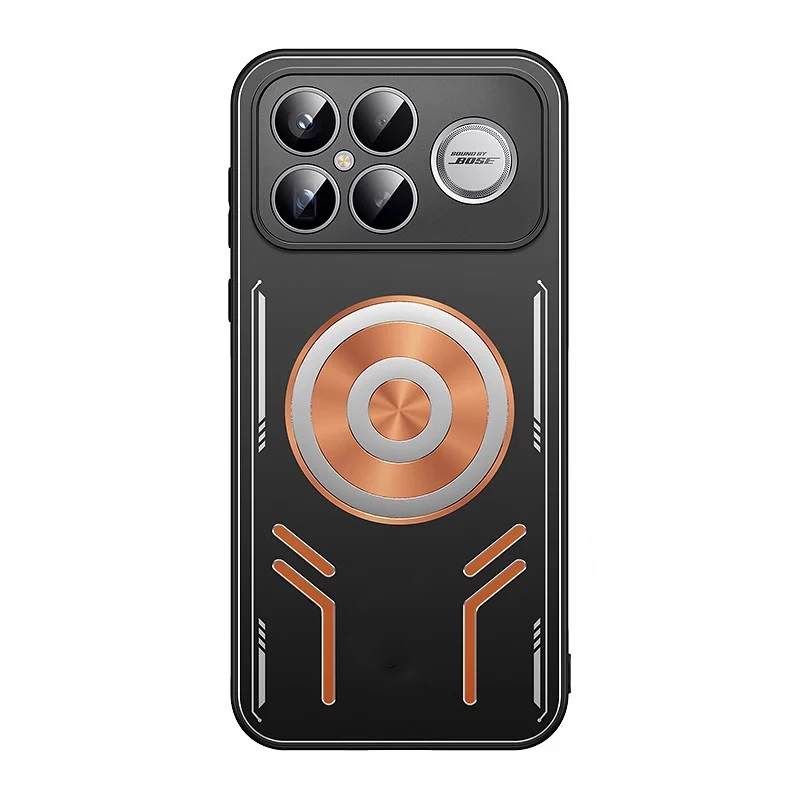 Graphene Cooling Magnetic Wireless Charging Aluminum Alloy Case with Heat Dissipation Back Cover