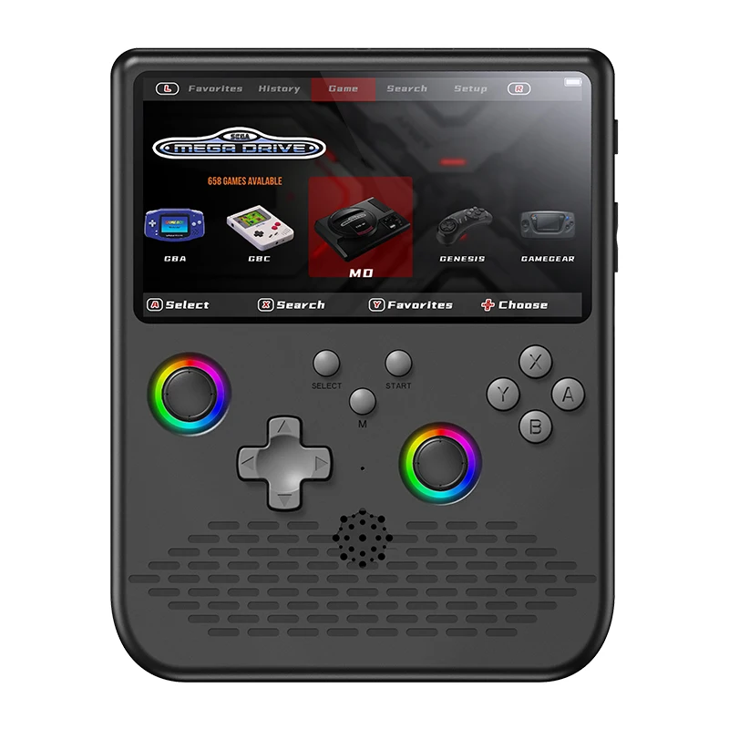 hot H5 Handheld Video Game Console 5-inch IPS Screen 4000mAh Portable Game Player with 52000+ Retro Games