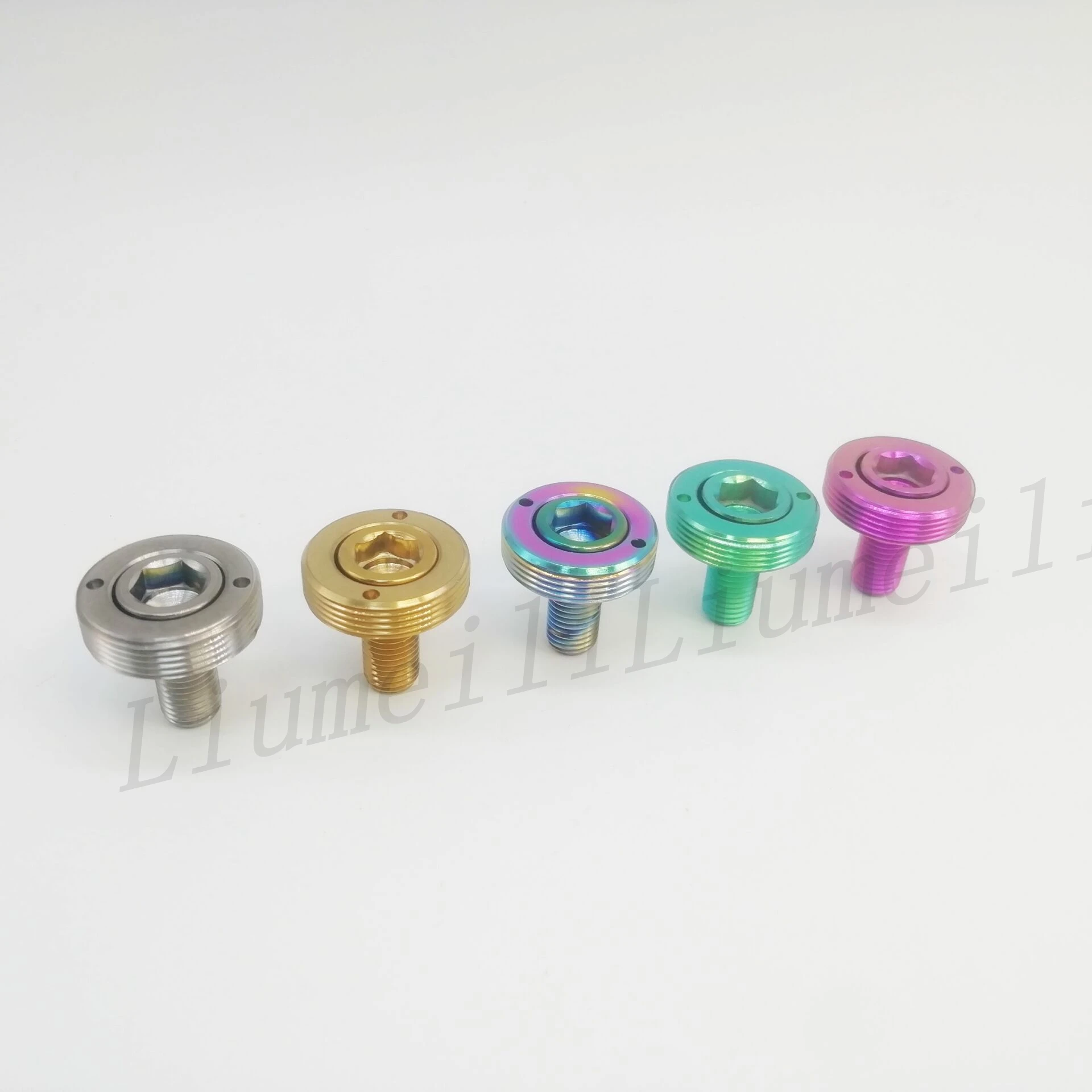 Liumeili Premium Titanium Crank Bolt with Extractor Sleeve