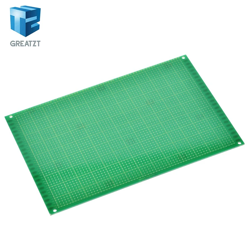 GREATZT 1/2/4PCS 12x18cm 120x180mm 단일 측면 프로토타입 PCB Arduino용 범용 인쇄 회로 기판 프로토보드