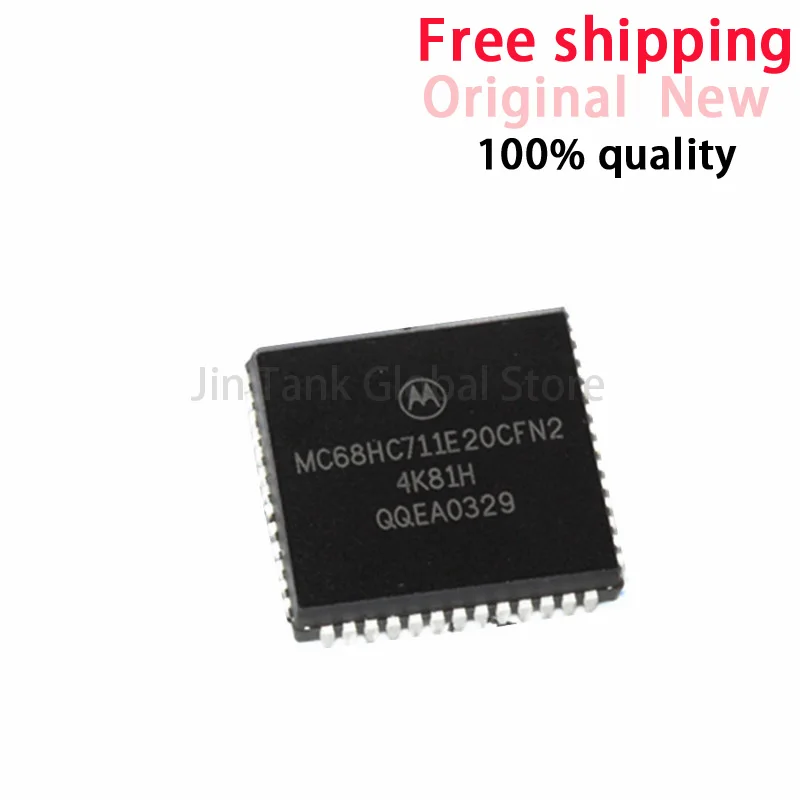 

(5-10piece)100% New MC68HC711E20CFN2 MC68HC711E20 PLCC-44 Chipset