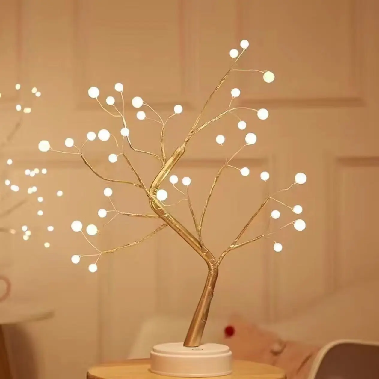 Table Tree Night Light USB/Battery Powered T Lamp Light Decoration 9