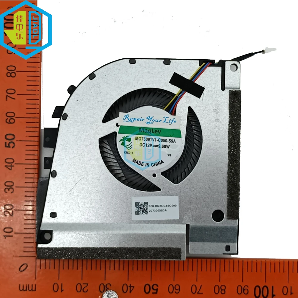 Notebook pc Ventiladores de Refrigeração para Laptop Cpu Gpu Cooler Thunderobot 911 Zero 2023 Rtx30 Maibenben X658 Mg75091v1 C050 C040 S9a - Imagem 2
