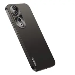 Sleek Ultra - Thin Plastic Case with Aluminum Lens Protection for Honor 50 (Black)