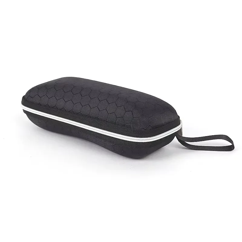 Portable Zipper Glasses Case with Lanyard 2