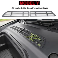 2PCS Insect-proof Net For Tesla Model Y Front Trunk Air-conditioning Cover Intake Grille Clean Air Inlet Protective Accessories 1