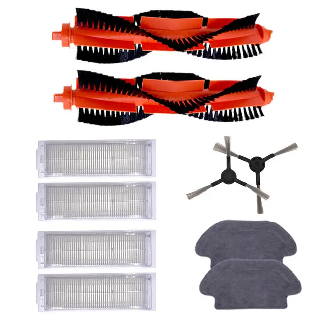 Robot Vacuum Cleaner Accessories New Main Brush Hepa Filter Side Brushes Mop Cloth for xiaomi Robot STYJ02YM Conga 3490 Viomi V2 PRO V3 SE V-RVCLM