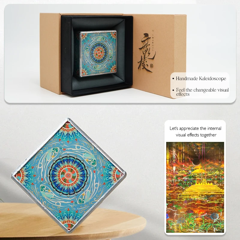 Morlens3D novascopes kaleidoscope visual miracle three-dimensional magic color handmade art gift box birthday gift high-end