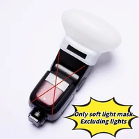 1Pcs Diffuser Bounce Dome Soft Silicone Flash Cap For GODOX Nikon Sony Olympus Fujifilm Panasonic Yongnuo Speedlite 3