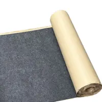 Gray Black Color Self-adhesive Felt Fabric Sticky Felt Cloth for Background Decoration Sound Insulation 20cm/30cm/50cm*100cm