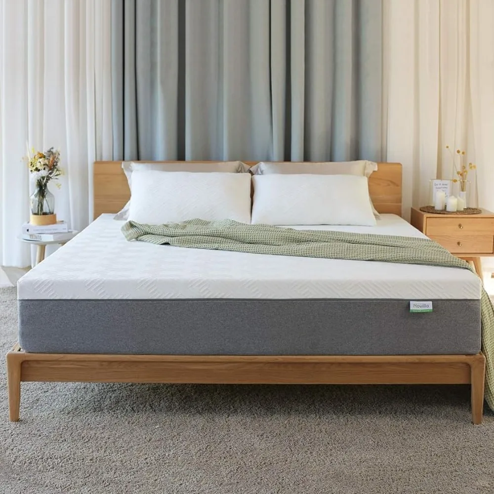 

Queen Mattress, Cool Sleep & Stress Relief, Medium Plush Feel, Motion Isolation, Bogis, 12" Gel Memory Foam Mattress