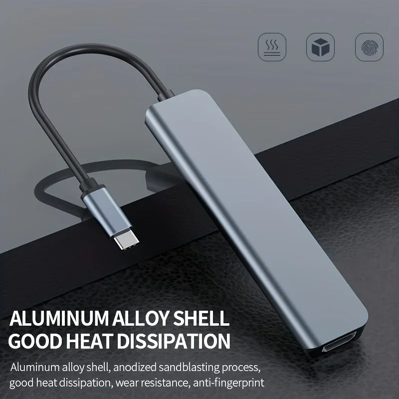 7 in 1 USB C Hub 4K HDMI Adapter