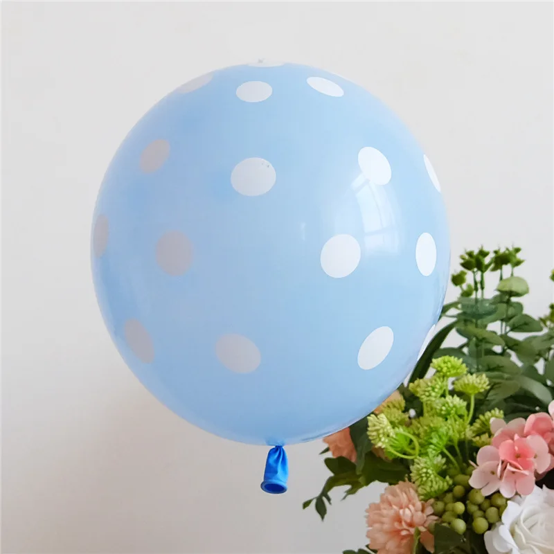 thumbnail image 1 of Globo flotante de látex con puntos engrosados de 12 pulgadas para proponer una propuesta de boda, decoración para fiesta de cumpleaños, globo de lunares ondulados para baby shower, 1 of 5
