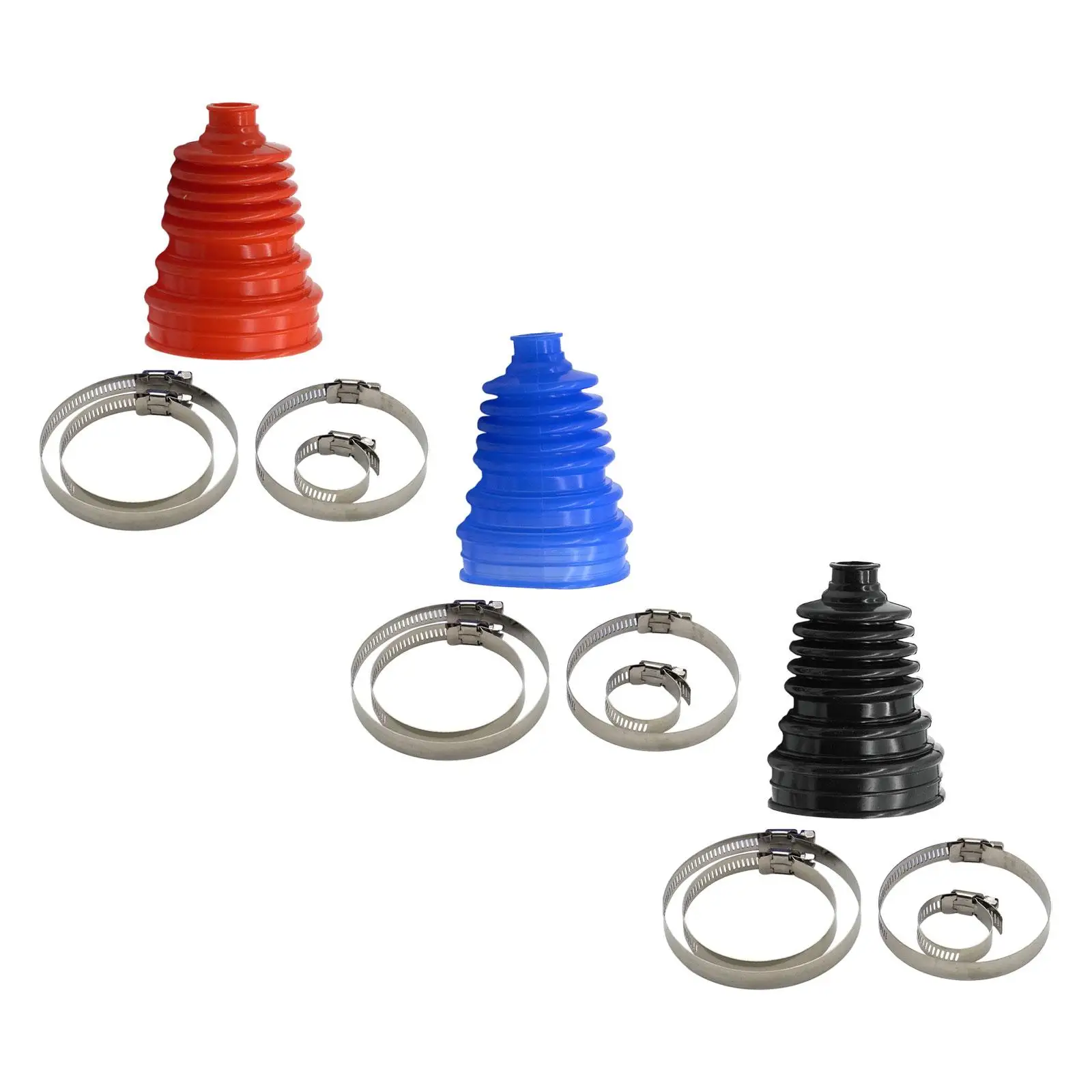 CV Boot with 4 Clamps Accessory Easy Installation Wear Resistant High Quality