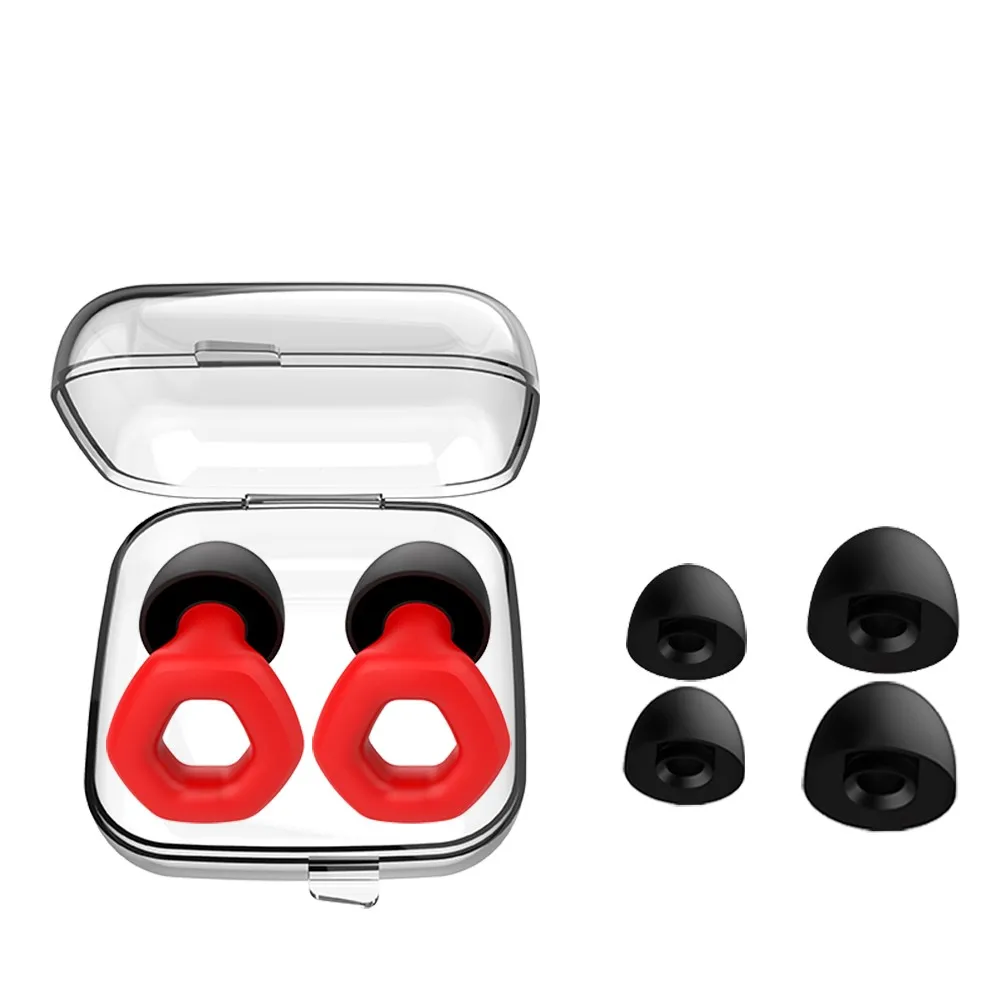Tapones para los oídos de silicona para nadar, dormir, cancelación de ruido, reducción de ruido, insonorizados, Reduce los perturbaciones, suministros de tapones para los oídos de bucle de calidad
