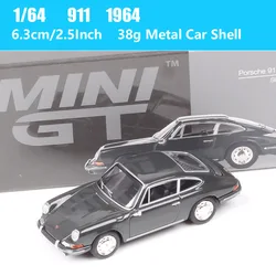 MiniGT 1/64 Scale Premium Die - Cast Car Model Collection (911 1964 Gray)