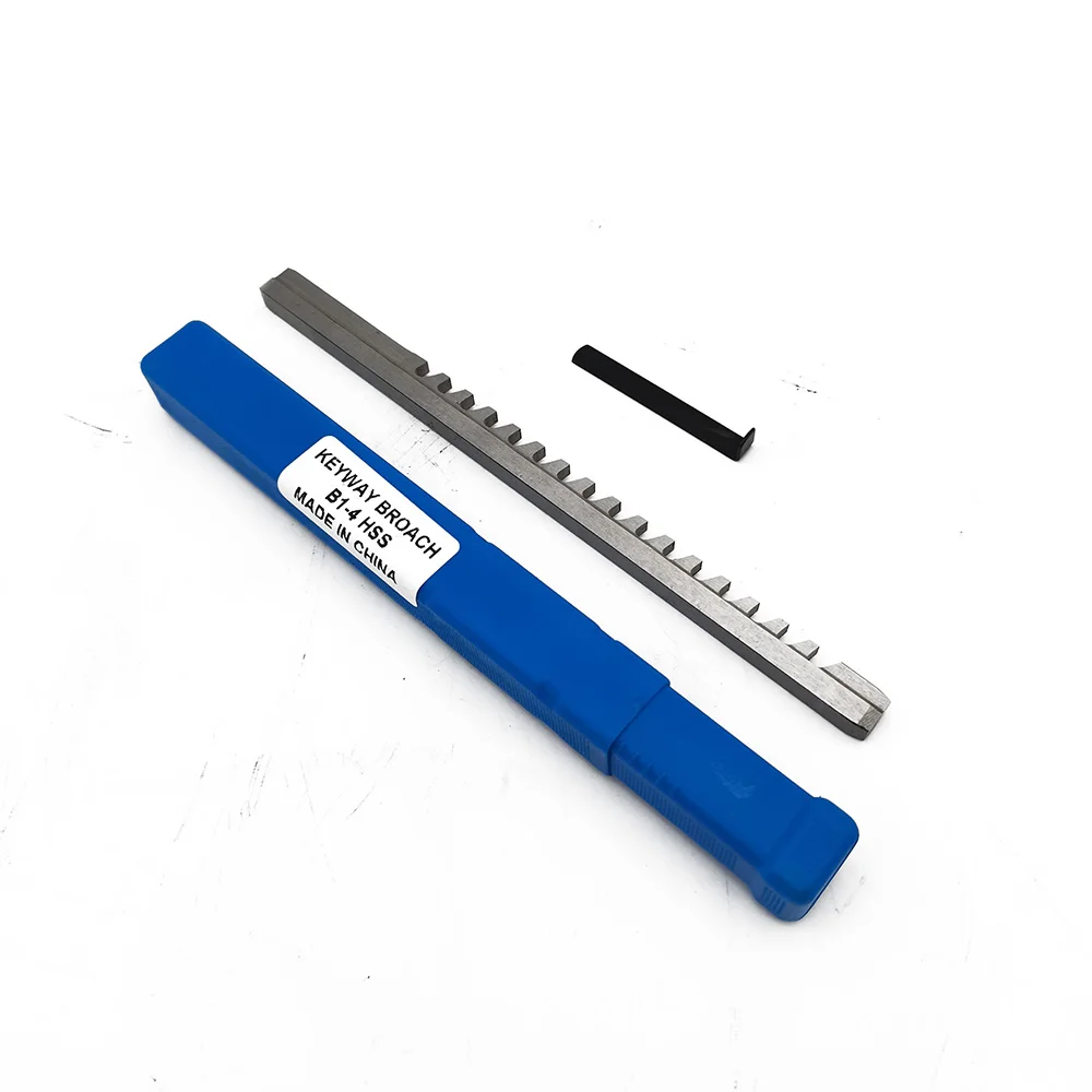 4mm B1 Push-Type Keyway Broache Metric Size HSS Keyway Cutting Tool 1PC for CNC