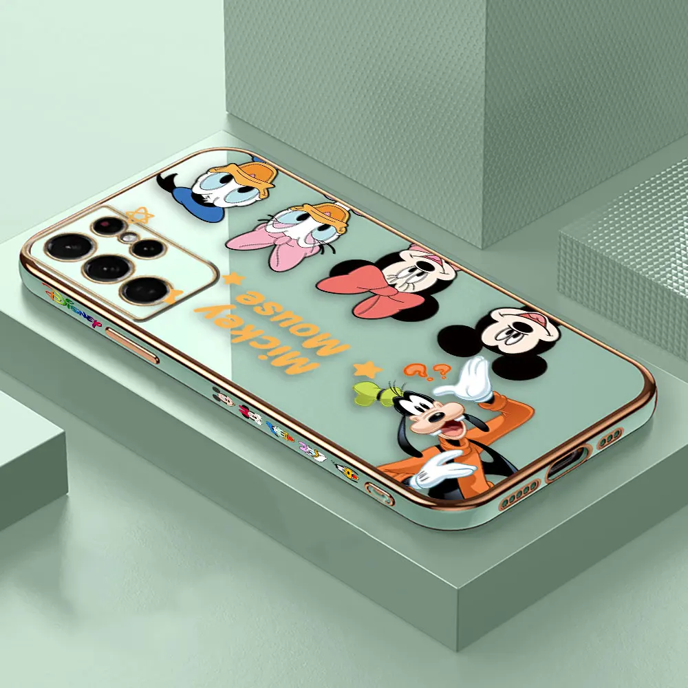 thumbnail image 1 of Smooth E-TPU Phone Case For Samsung Galaxy S24 S23 S22 S21 S20 FE S10 A01 A02 A03 PLUS 5G Case Minnie Mickey Donald Duck Goofy, 1 of 5