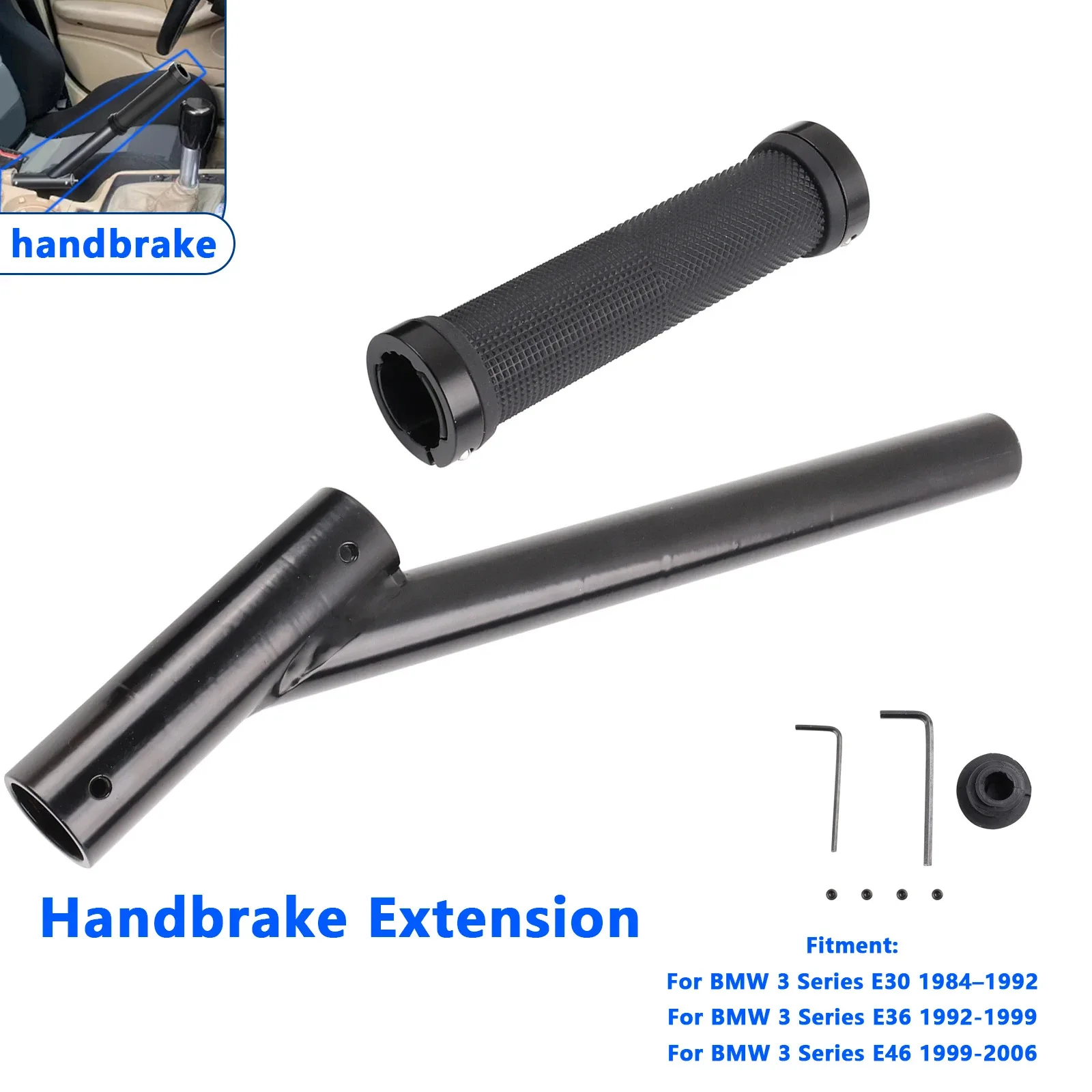 BMW E30, E46, E36 320i, 325i, 328i, 335i, Z4용 핸드브레이크 연장 레버 고품질 강철 소재, 대부분의 차량에 호환 가능