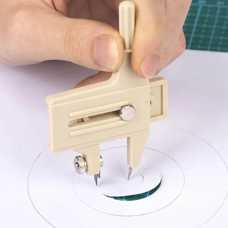 Taglierina Rotonda Diametro 2-100Mm Taglierina Per Carta Fotografica Super Circle Cutter Bussola Cerchi Strumento Fai Da Te Dispositivo Tangenziale Ut