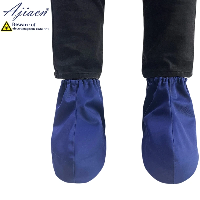 Anti-radiation Long shoe covers power plant, substation, EMC laboratory Electromagnetic radiation shielding Short shoe covers