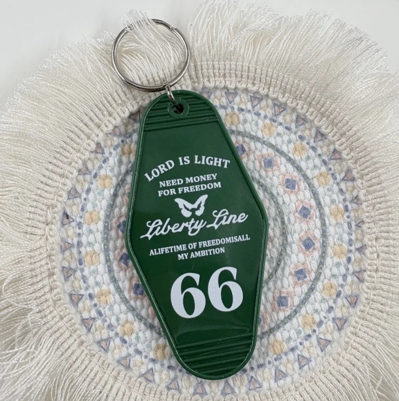 Liberty Line 66er Herr ist Licht braucht Geld für die Freiheit. Schlüsselanhänger, christliche Religion, eine Lebensdauer der Freiheit ist alles meine Ehrgeiz. Schlüssel R – Detail 6